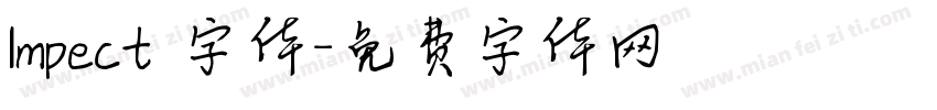 Impect 字体字体转换